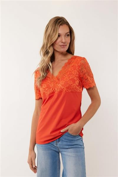 Grote foto belicia top 24vzg07 poppy kleding dames t shirts