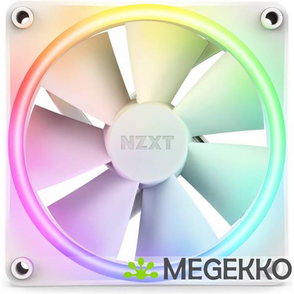 Grote foto nzxt f120 rgb duo 120mm rgb fan single white computers en software overige computers en software