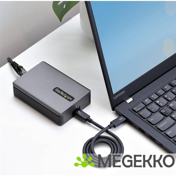 Grote foto startech.com thunderbolt 3 naar ethernet adapter 10gbe adapter multi gigabit thunderbolt 3 naar r computers en software netwerkkaarten routers en switches