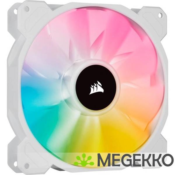 Grote foto corsair casefan icue sp140 rgb elite performance white single pack 140mm computers en software overige computers en software