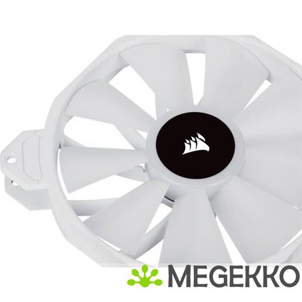 Grote foto corsair casefan icue sp140 rgb elite performance white single pack 140mm computers en software overige computers en software