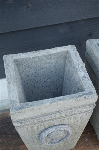 Grote foto pot bloembak beton ceasar h30 x b17 cm huis en inrichting woningdecoratie