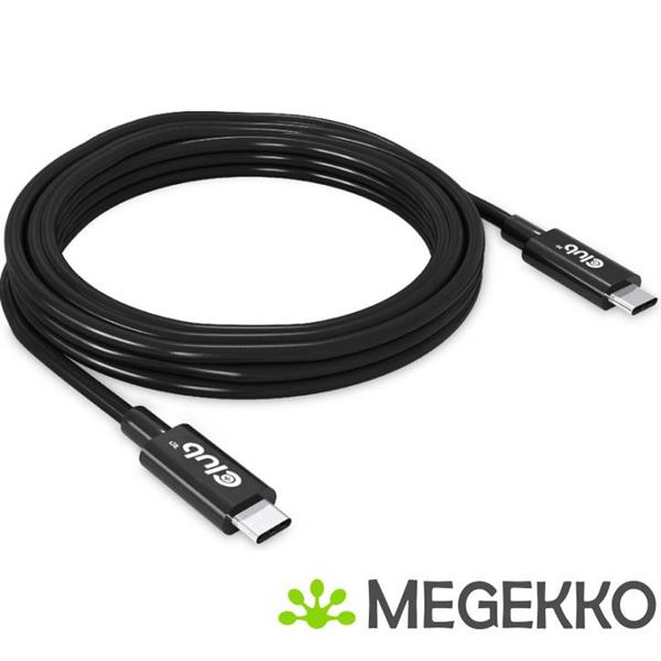 Grote foto club3d usb4 gen3x2 type c bi directional cable computers en software overige computers en software