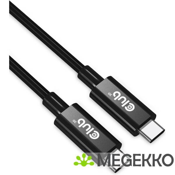 Grote foto club3d usb4 gen3x2 type c bi directional cable computers en software overige computers en software