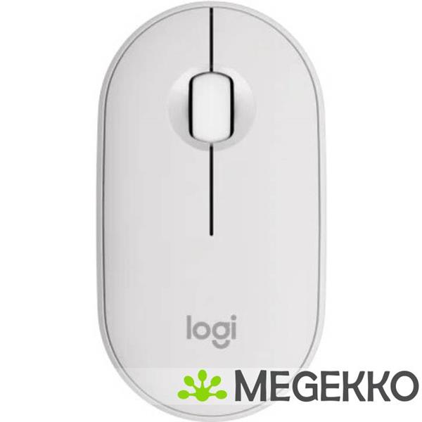 Grote foto logitech pebble 2 m350s wit draadloze muis computers en software overige computers en software