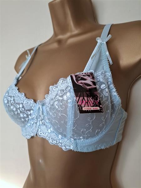 Grote foto chique anijsblauwe bh 65c en 70c kleding dames ondergoed en lingerie