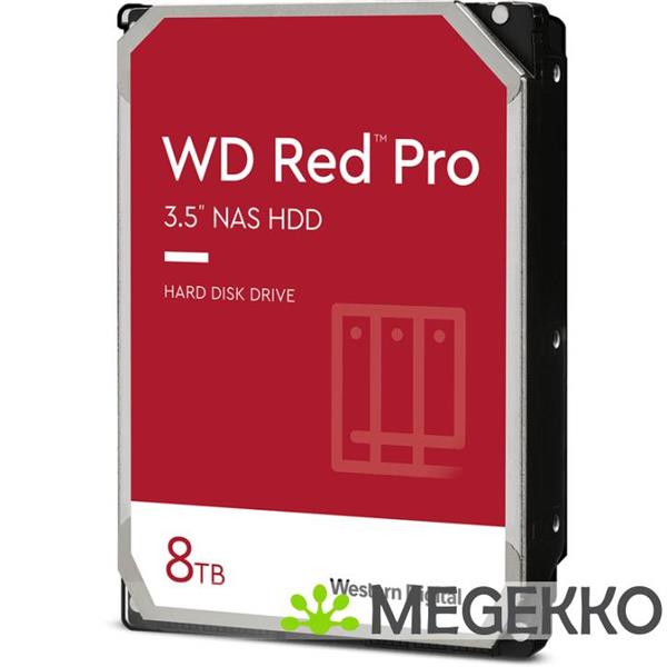 Grote foto western digital red pro wd8005ffbx 8tb computers en software harde schijven