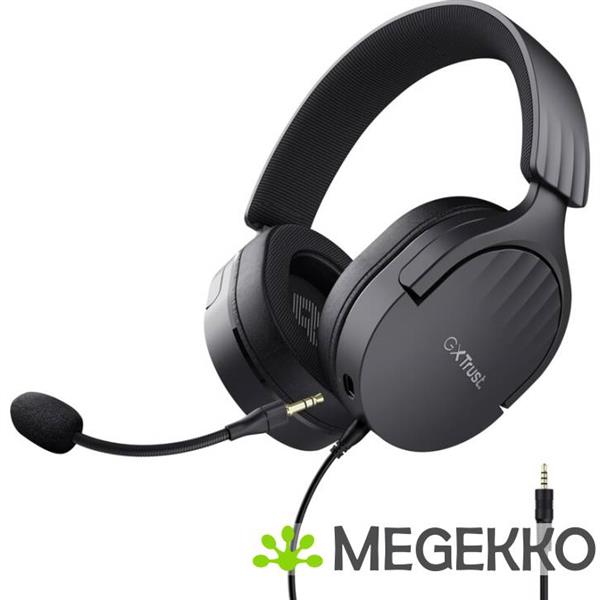 Grote foto trust gxt 489 fayzo headset bedraad hoofdband gamen zwart audio tv en foto koptelefoons