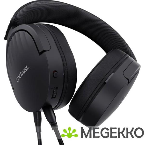 Grote foto trust gxt 489 fayzo headset bedraad hoofdband gamen zwart audio tv en foto koptelefoons