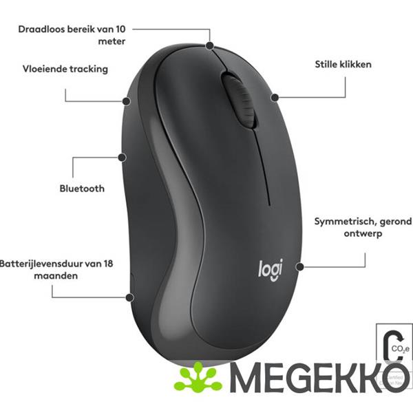 Grote foto logitech m240 muis ambidextrous bluetooth computers en software overige computers en software