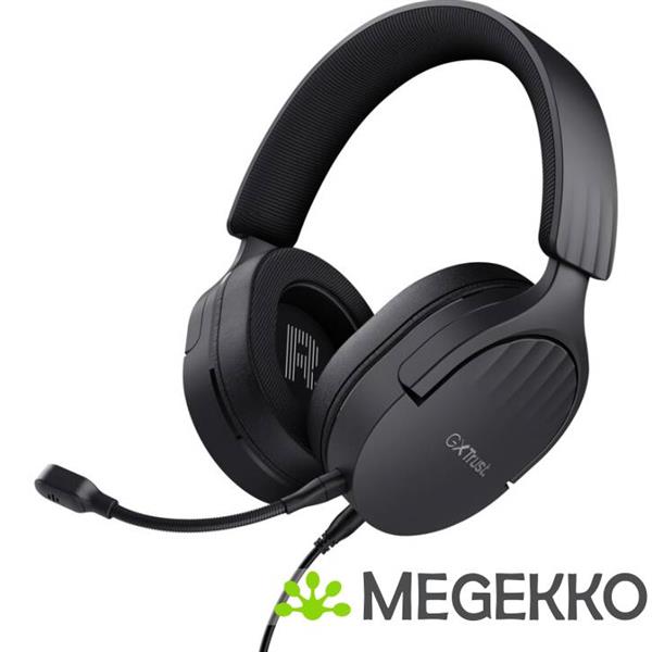 Grote foto trust gxt 489 fayzo headset bedraad hoofdband gamen zwart audio tv en foto koptelefoons