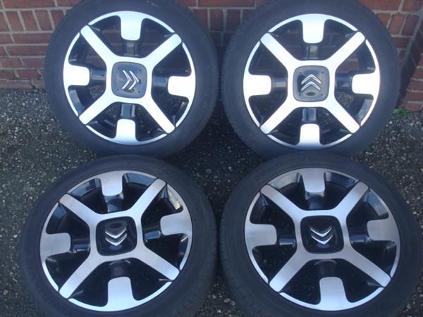 Grote foto 17 inch originele bicolor citro n c3 c4 cactus auto onderdelen banden en velgen