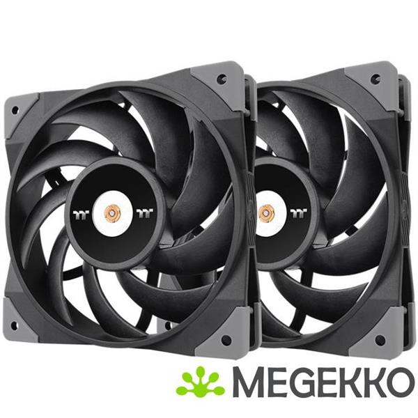 Grote foto thermaltake toughfan 12 computer behuizing ventilator 12 cm zwart 2 stuk s computers en software overige computers en software