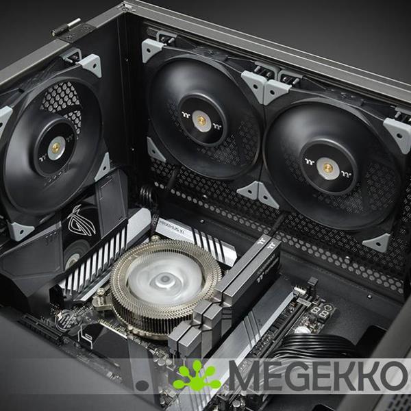 Grote foto thermaltake toughfan 12 computer behuizing ventilator 12 cm zwart 2 stuk s computers en software overige computers en software