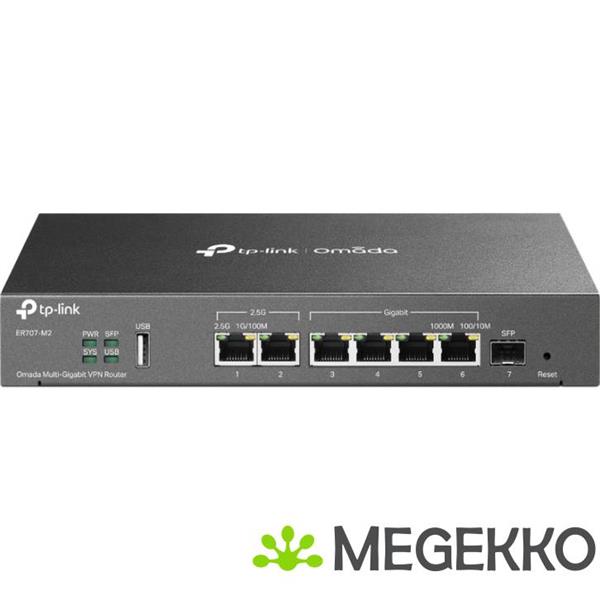 Grote foto tp link er707 m2 bedrade router 2.5 gigabit ethernet fast ethernet gigabit ethernet zwart computers en software netwerkkaarten routers en switches