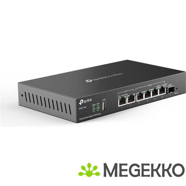 Grote foto tp link er707 m2 bedrade router 2.5 gigabit ethernet fast ethernet gigabit ethernet zwart computers en software netwerkkaarten routers en switches