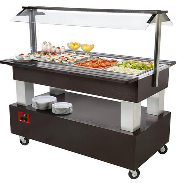 Grote foto buffet salad bar gekoeld 4x gn 1 1 150 weng amp 233 hout diamond bsb 4n b1 r2 diversen overige diversen