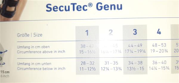 Grote foto knieorthese bauerfeind maat 3 rechts blauw zakelijke goederen gezondheid