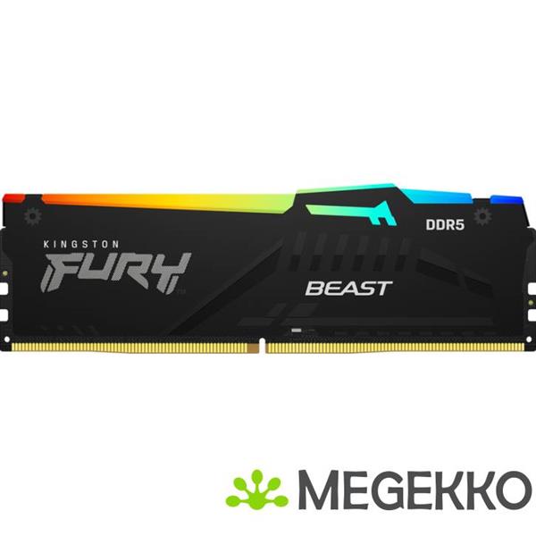 Grote foto kingston ddr5 fury beast rgb 2x16gb 6000 computers en software overige computers en software