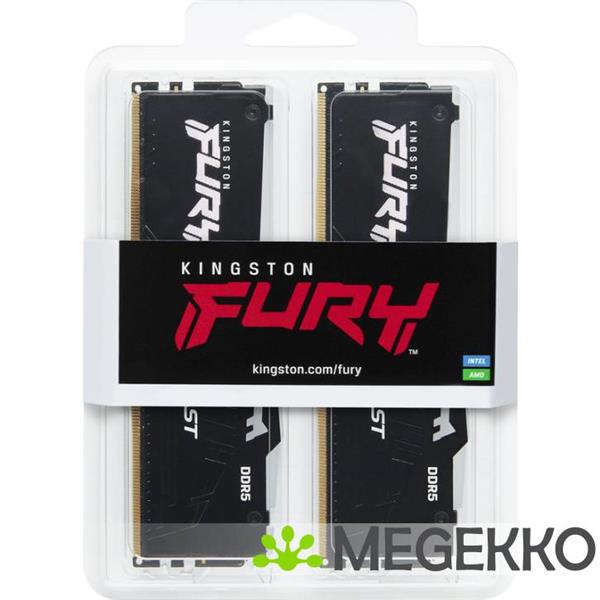 Grote foto kingston ddr5 fury beast rgb 2x16gb 6000 computers en software overige computers en software