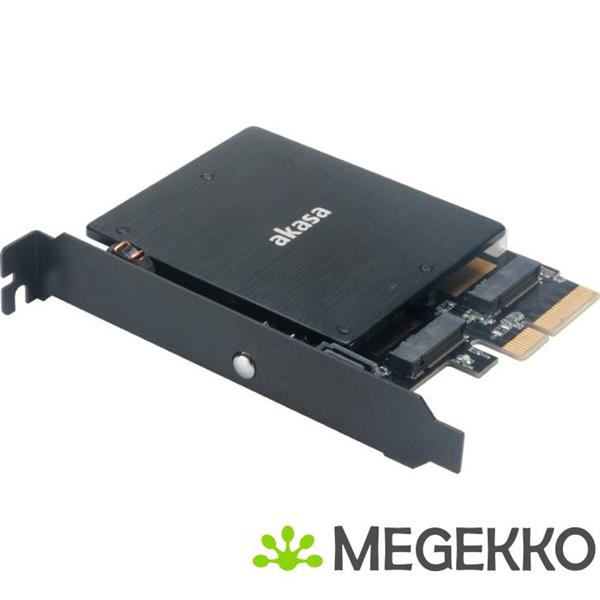 Grote foto akasa m.2 pci e sata rgb led computers en software netwerkkaarten routers en switches