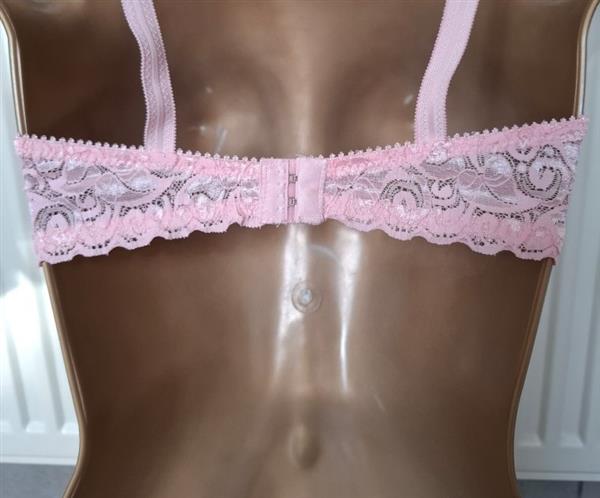 Grote foto elegante roze bh volledig in kant 75d en 85d kleding dames ondergoed en lingerie