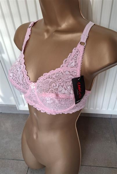 Grote foto elegante roze bh volledig in kant 75d en 85d kleding dames ondergoed en lingerie