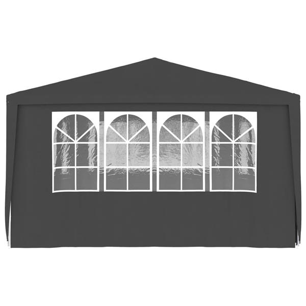 Grote foto vidaxl partytent met zijwanden professioneel 90 g m 4x6 m antraciet tuin en terras overige tuin en terras