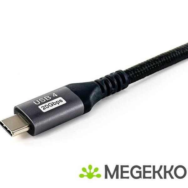 Grote foto equip 128382 usb kabel 2 m usb4 gen 2x2 usb c zwart computers en software overige computers en software