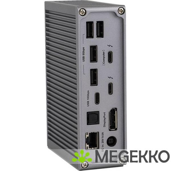 Grote foto caldigit ts3 plus bedraad thunderbolt 3 grijs computers en software overige computers en software