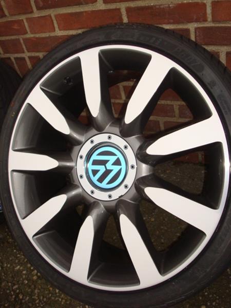 Grote foto 19 inch nuvolari velgen en banden steek 5x112 auto onderdelen banden en velgen