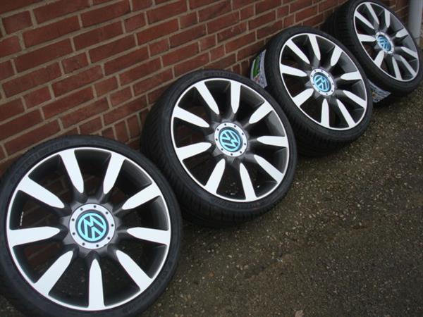 Grote foto 19 inch nuvolari velgen en banden steek 5x112 auto onderdelen banden en velgen