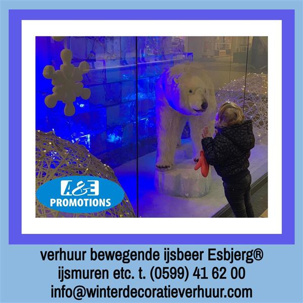 Grote foto winterdecoratie verhuur brabant tilburg ijsbeer diversen kerst