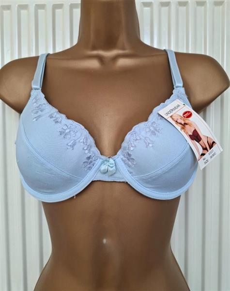 Grote foto zachtblauwe voorgevormde bh 80b kleding dames ondergoed en lingerie