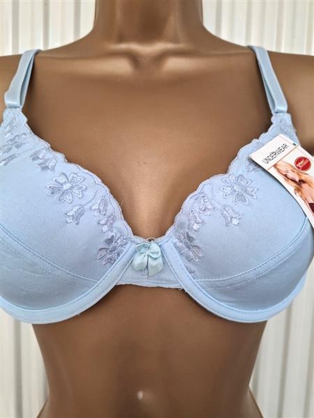 Grote foto zachtblauwe voorgevormde bh 80b kleding dames ondergoed en lingerie