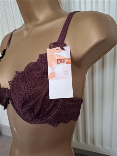 Grote foto bh in prachtige aubergine kant 70b en 75b kleding dames ondergoed en lingerie merkkleding