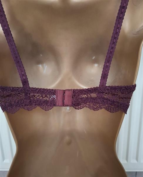 Grote foto bh in prachtige aubergine kant 70b en 75b kleding dames ondergoed en lingerie merkkleding