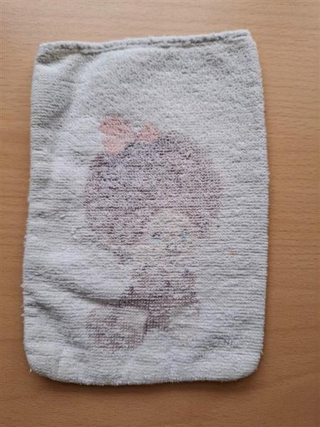 Grote foto vintage originele monchhichi handdoek 1975 verzamelen beren