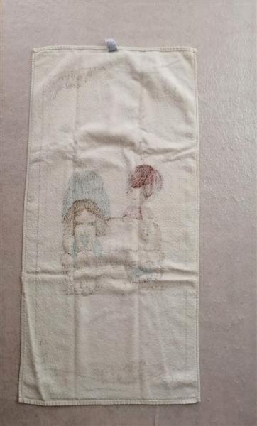 Grote foto originele vintage handdoek van miss petticoat 1974 verzamelen poppen