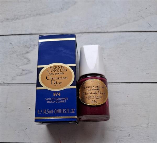 Grote foto vintage dior nagellak 974 violet sauvage 14 5 ml beauty en gezondheid nagellak