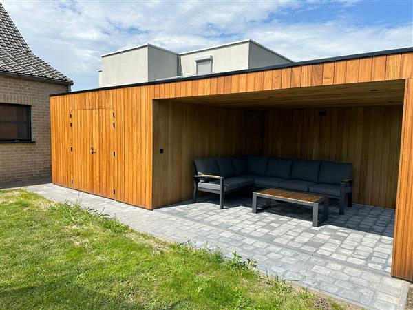 Grote foto tuinhuis veda thermo ayous tuin en terras tuinhuisjes en blokhutten