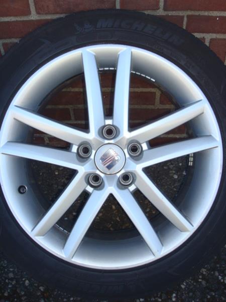 Grote foto 17 inch seat velgen en banden steek 5x112 auto onderdelen banden en velgen