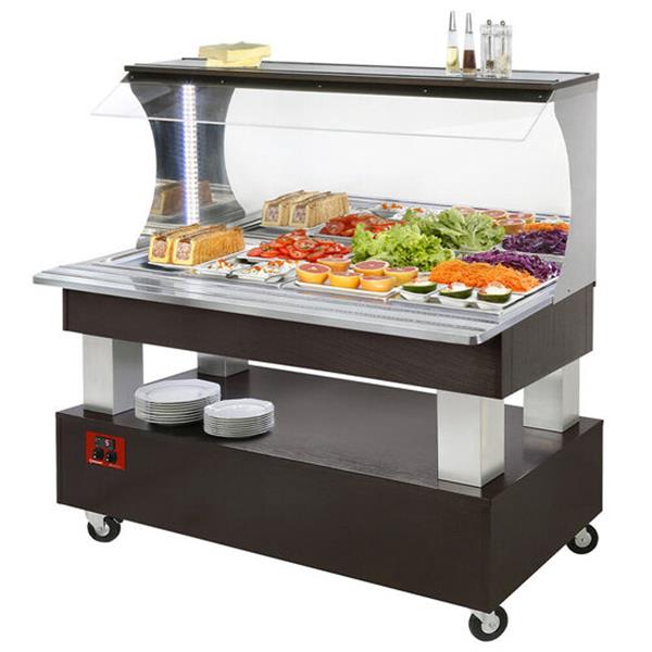 Grote foto buffet wandsalad bar gekoeld 4x gn 1 1 150 weng amp 233 hout diamond asb 4n b1 r2 diversen overige diversen