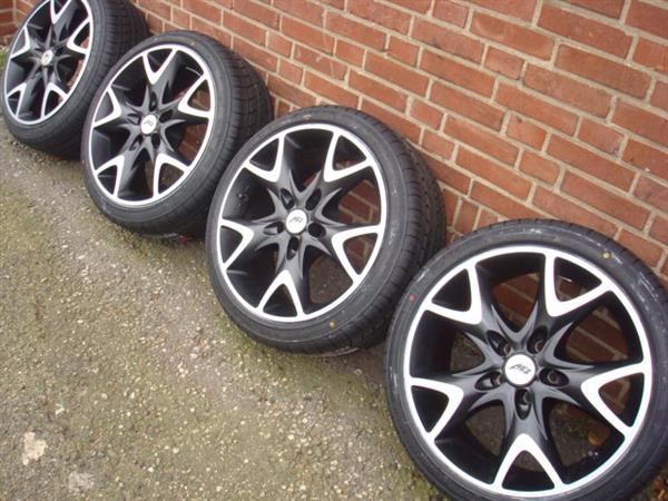 Grote foto 18 aez y spoke black velgen en banden steek 5x112 auto onderdelen banden en velgen