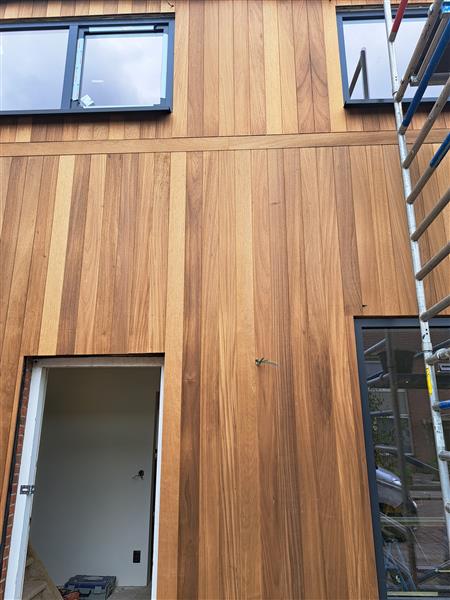 Grote foto ayous thermowood gevelbekleding doe het zelf en verbouw hout en planken