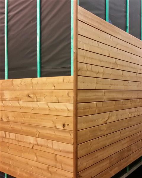 Grote foto thermowood gevelbekleding tand groef doe het zelf en verbouw hout en planken