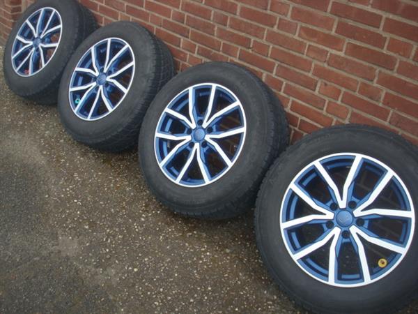 Grote foto 17 dezent blauw velgen banden dunlop winter 5x112 auto onderdelen banden en velgen