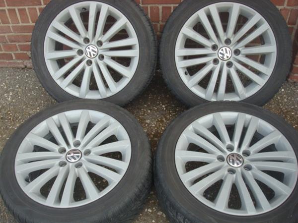 Grote foto 17 originele vw r32 velgen banden hankook 5x112 auto onderdelen banden en velgen