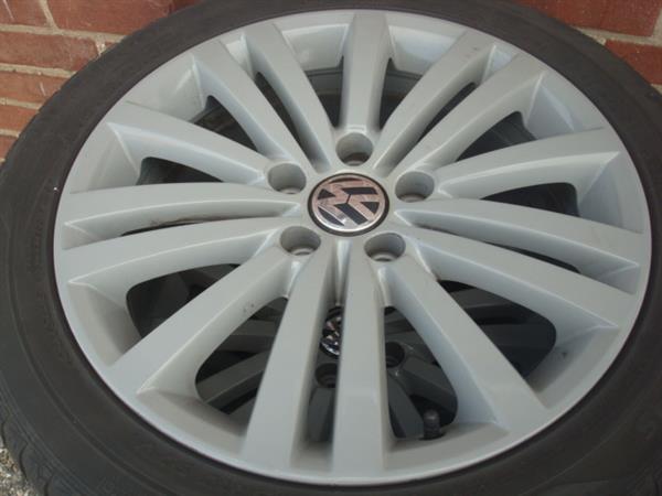 Grote foto 17 originele vw r32 velgen banden hankook 5x112 auto onderdelen banden en velgen