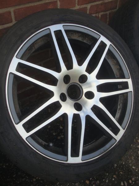 Grote foto 18 inch audi rs4 blechk velgen en banden 5x112 auto onderdelen banden en velgen